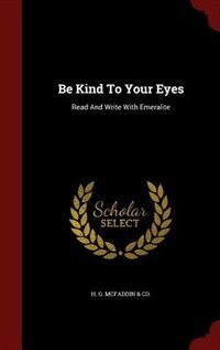 Front cover_Be Kind To Your Eyes