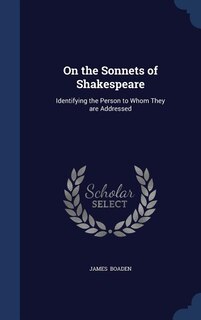Couverture_On the Sonnets of Shakespeare
