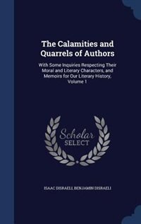 Couverture_The Calamities and Quarrels of Authors