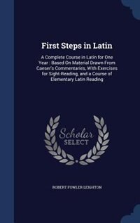 Couverture_First Steps in Latin