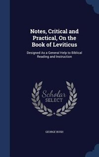 Front cover_Notes, Critical and Practical, On the Book of Leviticus