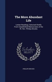 Couverture_The More Abundant Life