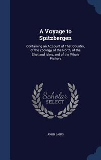 Couverture_A Voyage to Spitzbergen