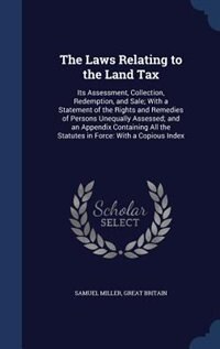 Couverture_The Laws Relating to the Land Tax
