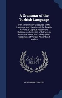 Couverture_A Grammar of the Turkish Language