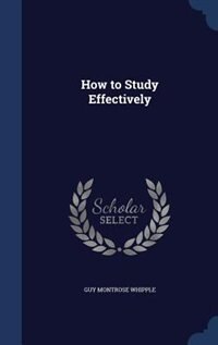 Front cover_How to Study Effectively