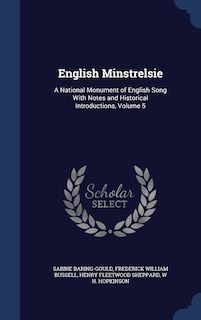 Couverture_English Minstrelsie