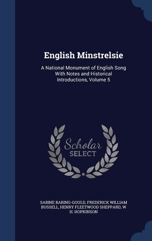 Couverture_English Minstrelsie