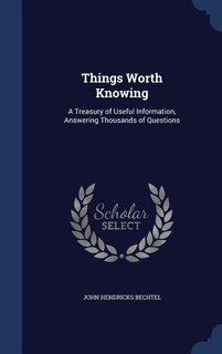 Front cover_Things Worth Knowing