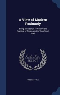 Front cover_A View of Modern Psalmody