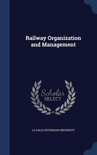 Front cover_Railway Organization and Management