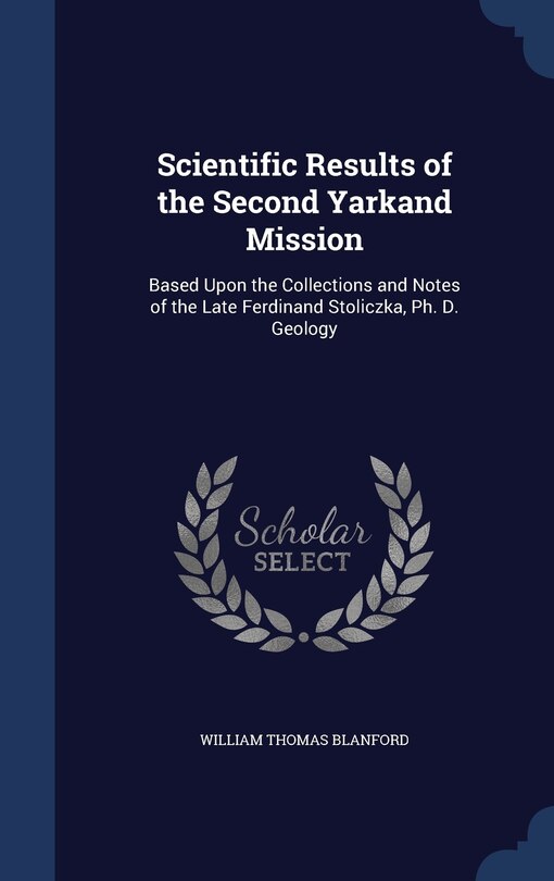 Front cover_Scientific Results of the Second Yarkand Mission