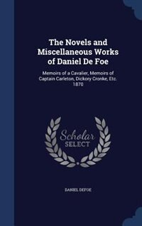 Couverture_The Novels and Miscellaneous Works of Daniel De Foe