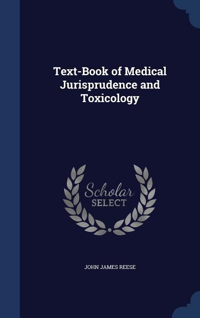 Couverture_Text-Book of Medical Jurisprudence and Toxicology