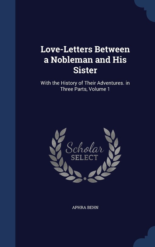Front cover_Love-Letters Between a Nobleman and His Sister