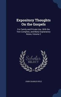 Front cover_Expository Thoughts On the Gospels