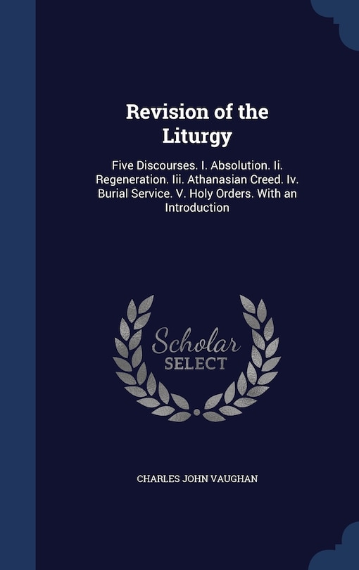Couverture_Revision of the Liturgy