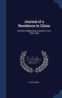 Front cover_Journal of a Residence in China