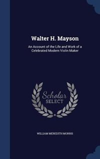 Couverture_Walter H. Mayson