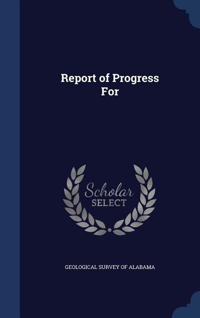 Front cover_Report of Progress For