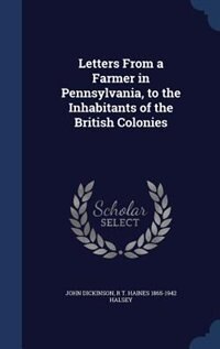 Couverture_Letters From a Farmer in Pennsylvania, to the Inhabitants of the British Colonies
