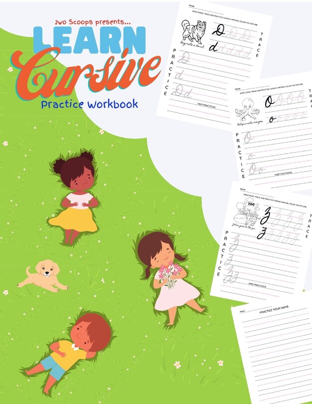 Front cover_Learn Cursive Practice Workbook