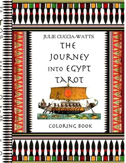 Couverture_The Journey into Egypt Tarot Coloring Book