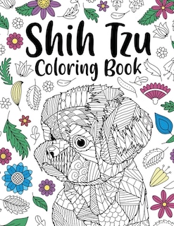 Front cover_Shih Tzu Adult Coloring Book