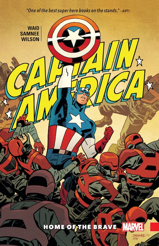 Front cover_CAPTAIN AMERICA BY WAID & SAMNEE: HOME OF THE BRAVE