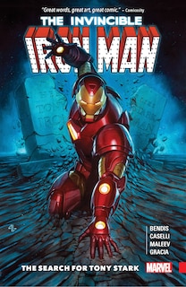 Front cover_Invincible Iron Man: The Search For Tony Stark