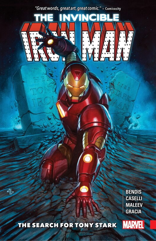 Front cover_Invincible Iron Man: The Search For Tony Stark