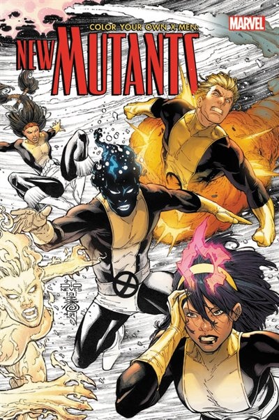 Front cover_Color Your Own X-men: The New Mutants