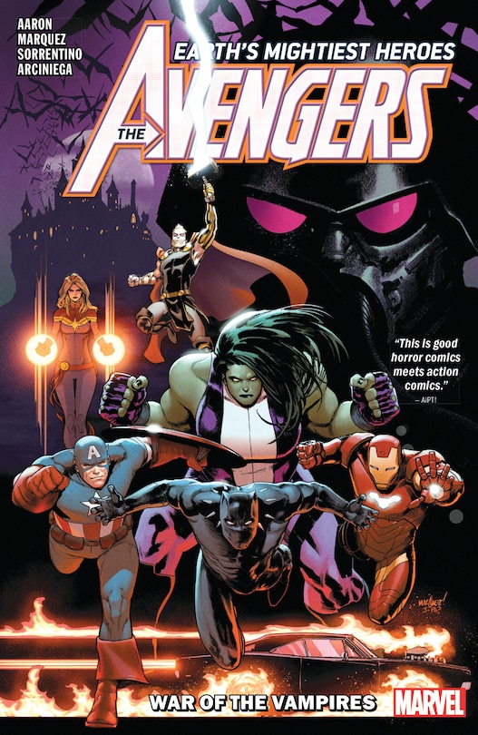 Front cover_AVENGERS BY JASON AARON VOL. 3: WAR OF THE VAMPIRES