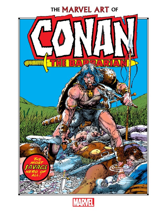 Front cover_The Marvel Art of Conan the Barbarian