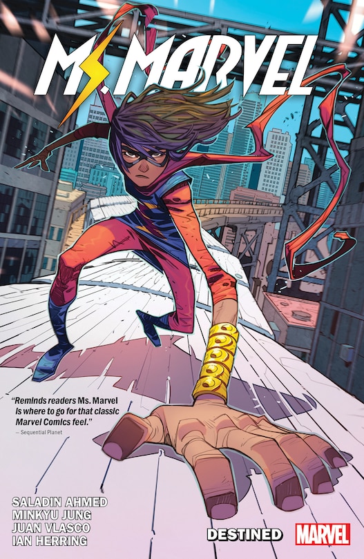 Couverture_MS. MARVEL BY SALADIN AHMED VOL. 1: DESTINED