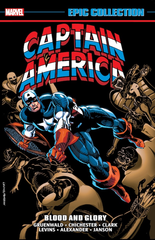 Front cover_Captain America Epic Collection: Blood and Glory