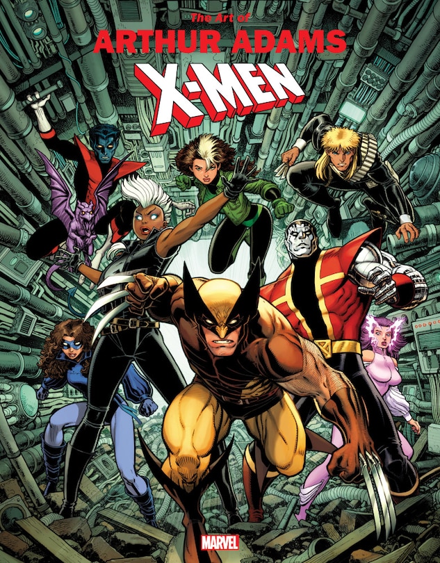 Front cover_MARVEL MONOGRAPH: THE ART OF ARTHUR ADAMS - X-MEN