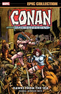 Front cover_Conan The Barbarian Epic Collection: The Original Marvel Years - Hawks From The Sea