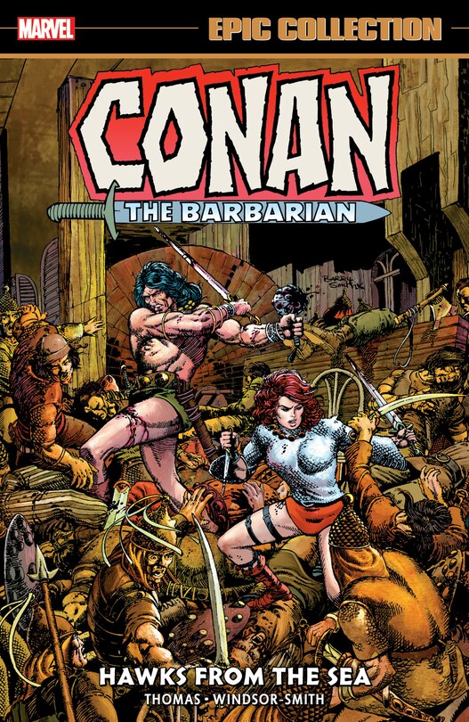 Front cover_Conan The Barbarian Epic Collection: The Original Marvel Years - Hawks From The Sea