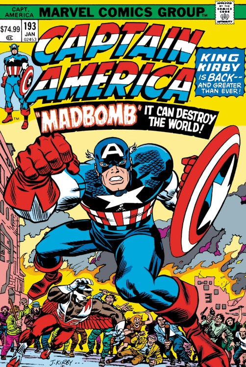 Front cover_CAPTAIN AMERICA BY JACK KIRBY OMNIBUS [NEW PRINTING]