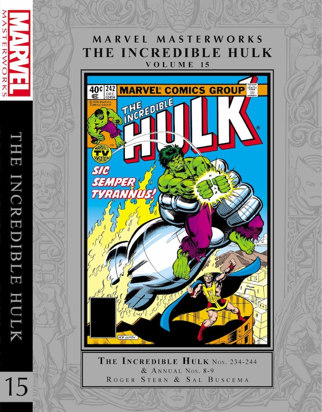 Front cover_Marvel Masterworks: The Incredible Hulk Vol. 15