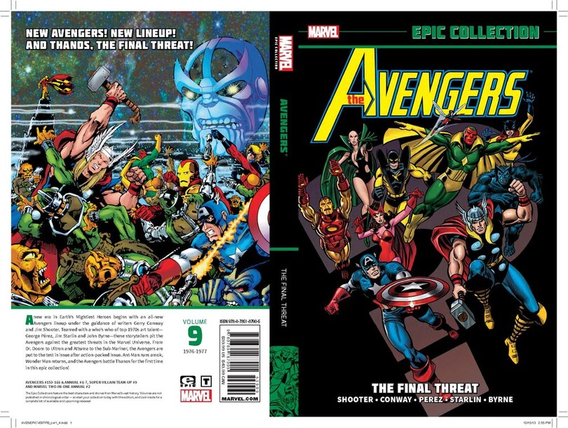 Front cover_Avengers Epic Collection: The Final Threat