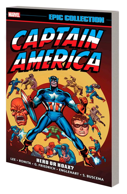 Front cover_CAPTAIN AMERICA EPIC COLLECTION: HERO OR HOAX? [NEW PRINTING]