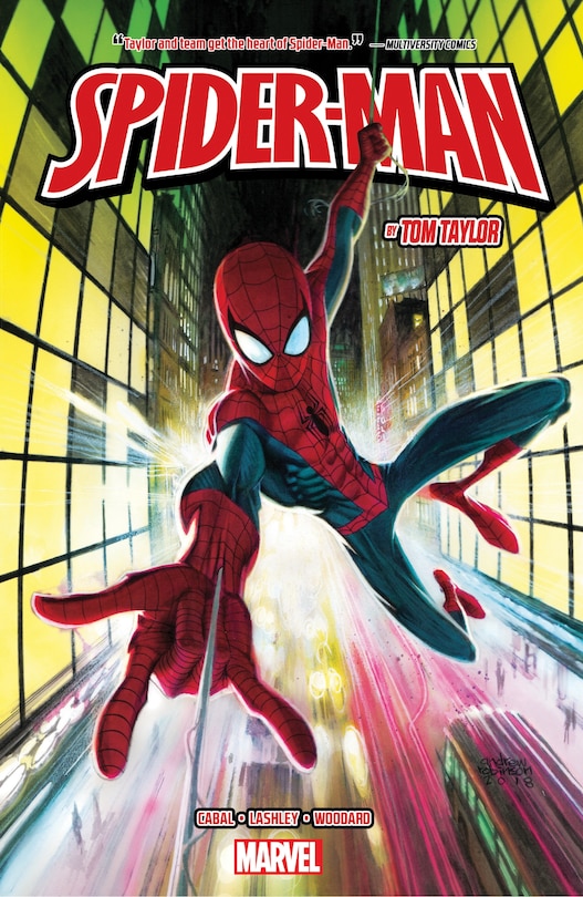 Front cover_SPIDER-MAN BY TOM TAYLOR