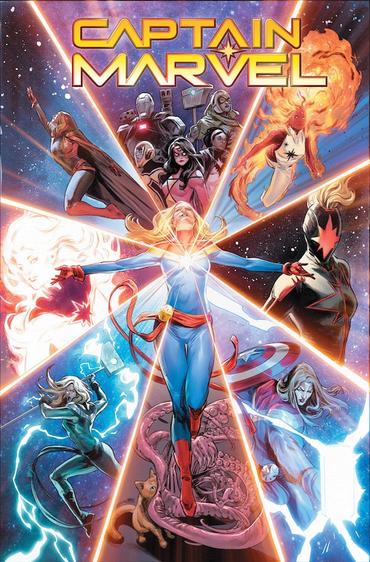 Couverture_Captain Marvel: Highest, Furthest, Fastest Omnibus Carmen Carnero Cover