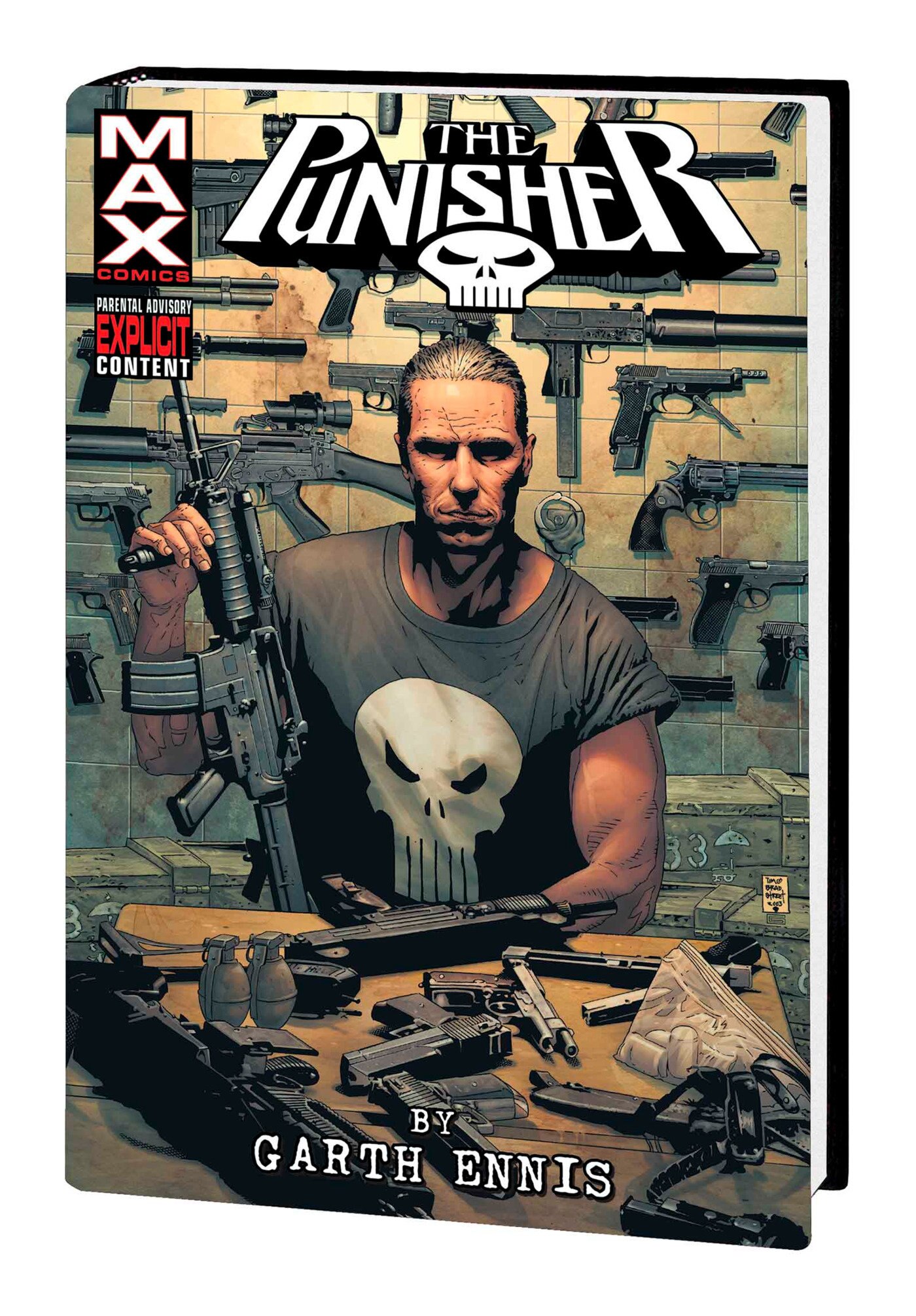 Punisher Max By Garth Ennis Omnibus Vol. 1 Bradstreet Cover [new
