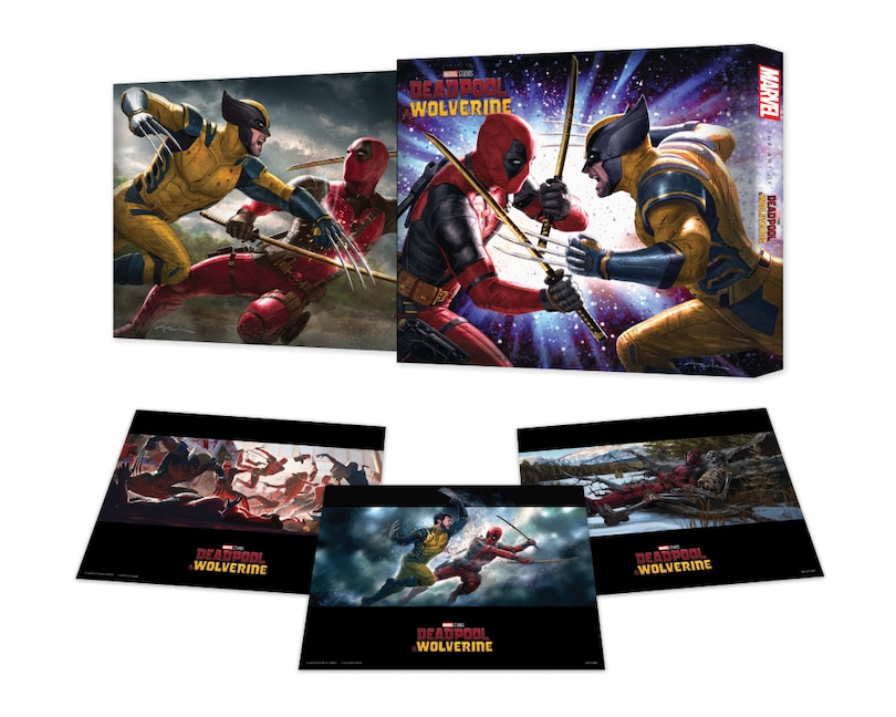 Front cover_MARVEL STUDIOS' DEADPOOL & WOLVERINE: THE ART OF THE MOVIE SLIPCASE
