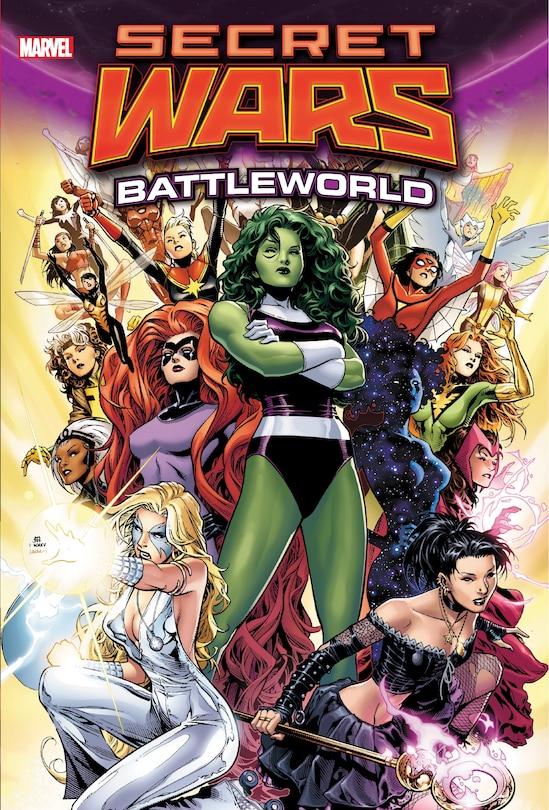 Front cover_SECRET WARS: BATTLEWORLD OMNIBUS VOL. 1 JIM CHEUNG COVER