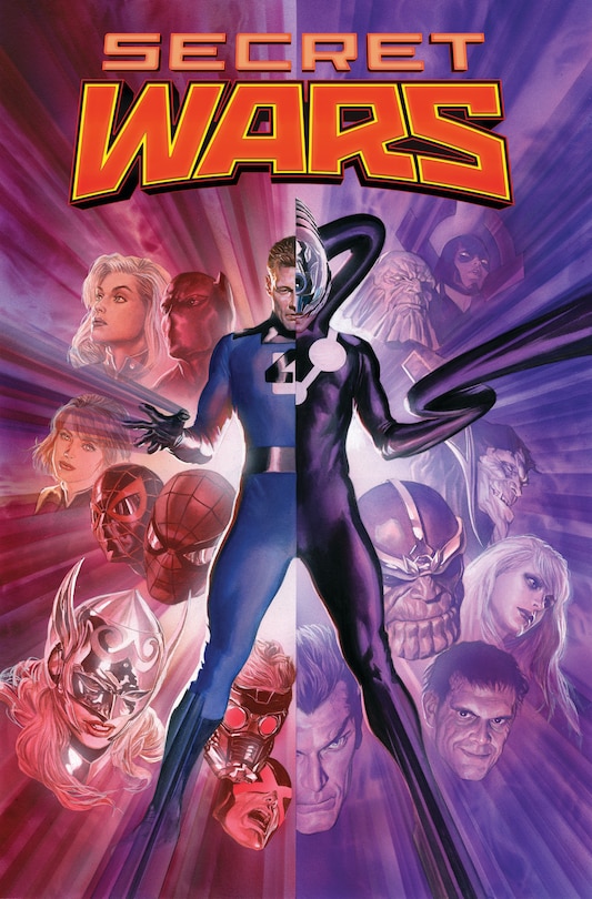 Front cover_SECRET WARS BY JONATHAN HICKMAN OMNIBUS ALEX ROSS REED RICHARDS COVER