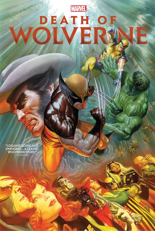 Front cover_DEATH OF WOLVERINE OMNIBUS ALEX ROSS COVER